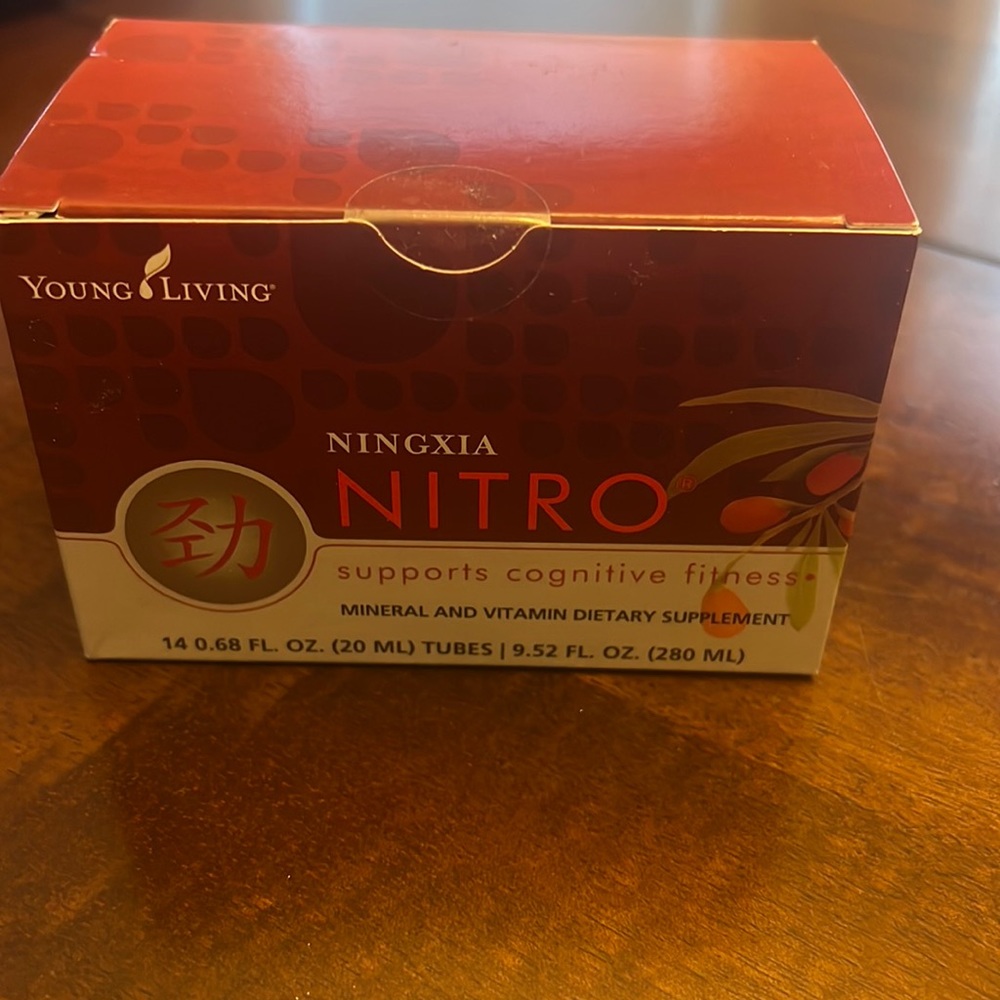 Sealed box of young living Ningxia Nitro